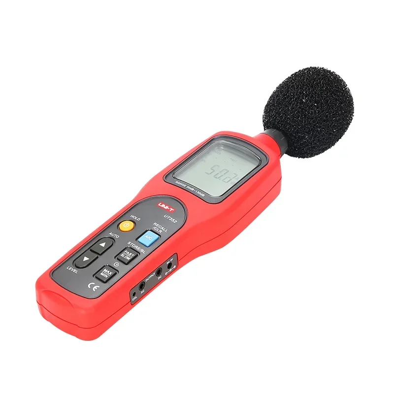 

New UT352 Digital Recorder Lcd Noise Measuring Instrument Industrial Backlight Noise Level Meter Dc Analog Signal Output Functio