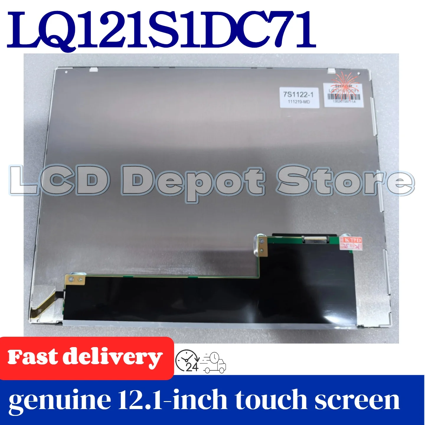 Brand new 12.1-inch LQ121S1DC71 LCD display screen 800 (RGB) × 600, fast shipping with 100% testing