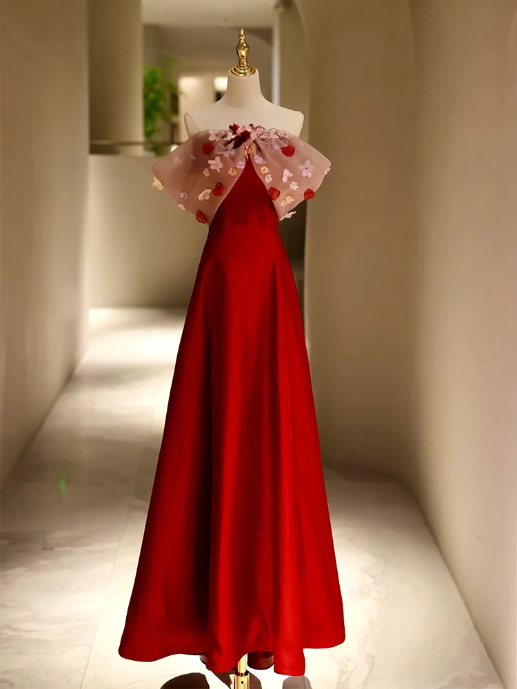 Red Evening Dress S… - image