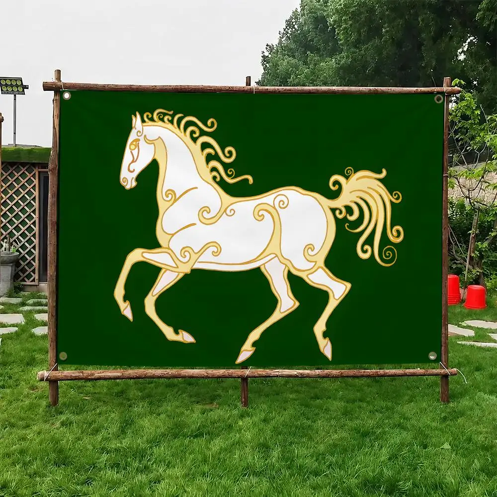 The Kingdom Of Rohan Flag Flags Soft Durable Tapestry Skin-friendly For Outdoor Party Home Living Room Bar Bedroom Decoration