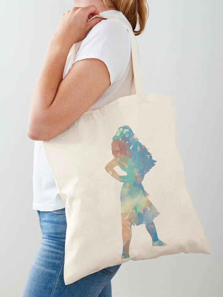 Character Inspired Silhouette Tote Bag Shopping bags Handbags women Custom bag cloth bag woman Canvas Tote