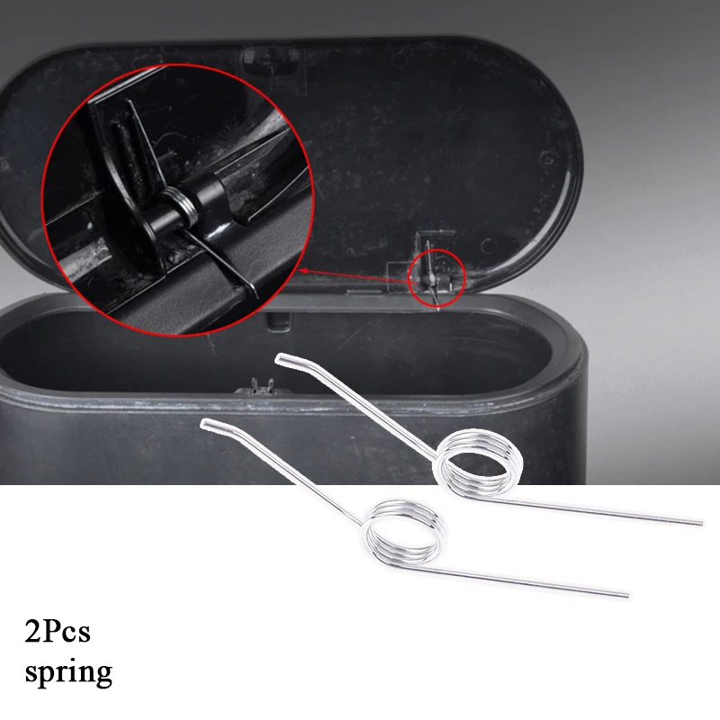 2pcs Garbage Can Adjustable 3 Coils Stainless Steel 304 Torsion Spring Storage Bucket Opening Spring