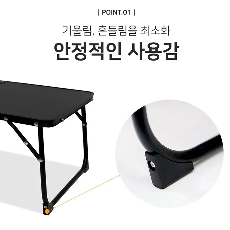 Mini mesa de [3 niveles + bolsa] Mesa Kalus Camp21 Mesa plegable para exteriores Mesa multiusos para picnic y barbacoa