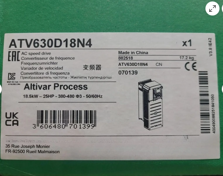 

Brand New Original ATV630D15N4 ATV630D18N4 in box Frequency Converter Fast delivery