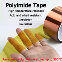 High-Temperature Tape PI Polyimide Tape for Mobile Phone Repair, Screen and Circuit Board Fixing, Industrial Solder Protection,