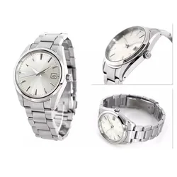 2024 New SBGP009,Customized Quartz Sapphire Five-sided Grinding Pointer Calendar Original Steel Band Round Exquisite Men's Watch