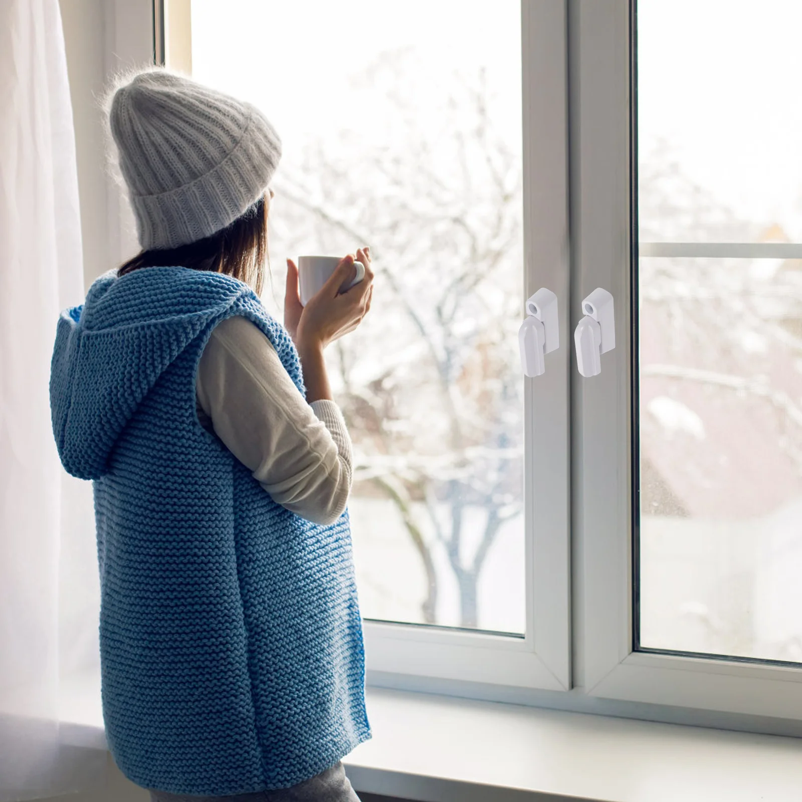 

2 set Aluminum Alloy Window Security Locks Sash Door Lock For Sliding Window Safety Lock Anti-Theft Latch Cam Sash Locks