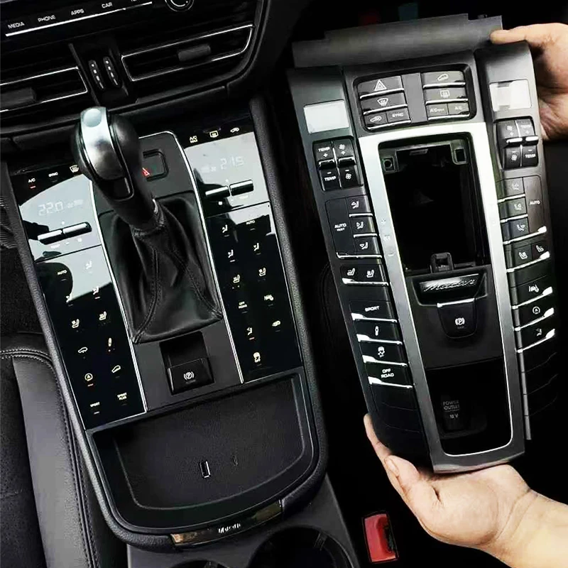 

Suitable for Macan 2014-2021 Saddle Control Panel Upgrade Control Panel Old to New Saddle Shift Touch Panel