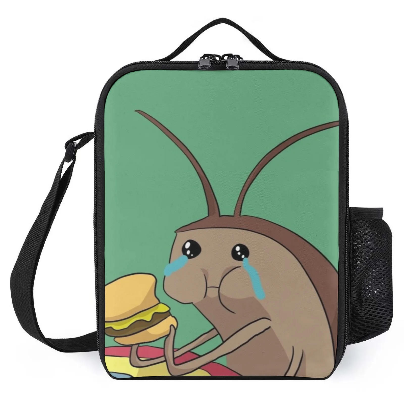 

funny bug Lonchera Termica Printed Child Picnic Bag Thermal Lunch Box Insulation Lunch Box Bag