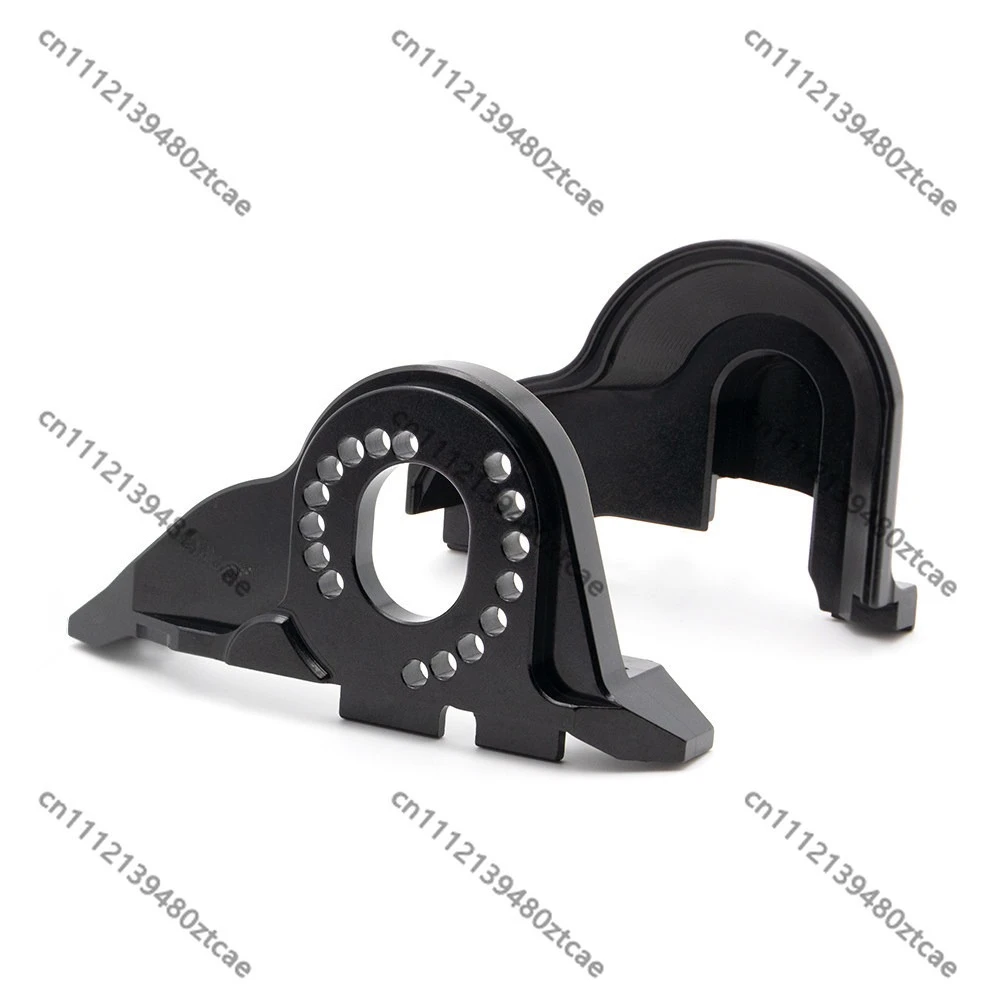 1/10 RC Crawler CNC Metal Gearbox Shell Motor Mount Gear Cover Upgrade Spare Parts