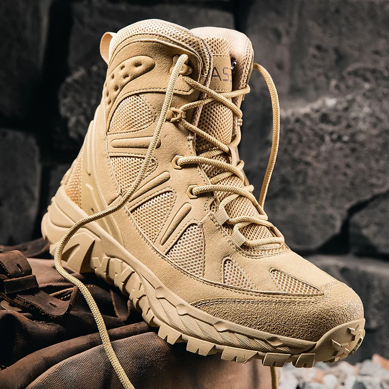 Stylish Outdoor Hiking Shoes for Men Quality Hard-wearing Trekking Sneakers Plush Warm Lined Male Footwear  New Arrivals