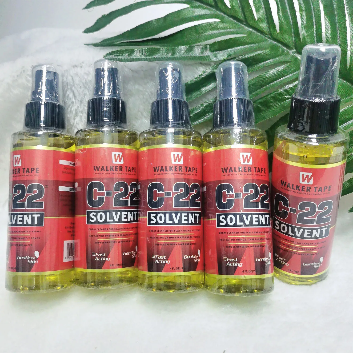 

Оптовая продажа, 4 унции, 118 мл, C22 Walker Tape, ультрафиксирующая система волос, клей и средство для удаления клея для париков с растворителем для кружевных париков, закрытие парика