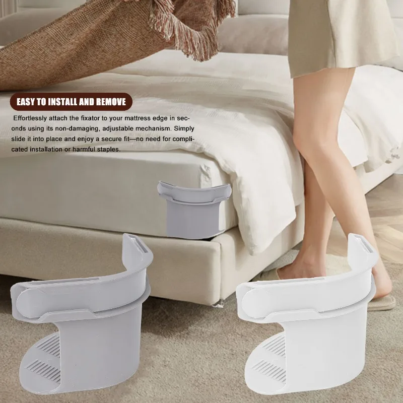 Bed Sheet Corners Holder Set Invisible Bedsheet Corner Fastener Clips Anti-run Bedsheet Grippers Multifunctional Fixed Bracket image 5
