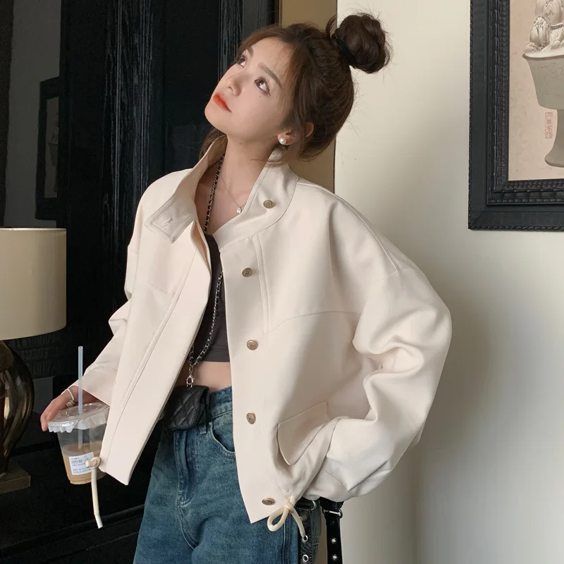 

Loose Women's Workwear Jacket New Arrival Casual Long Coat Spring Autumn Small Size Trendy Windbreaker High Waist AE Origin