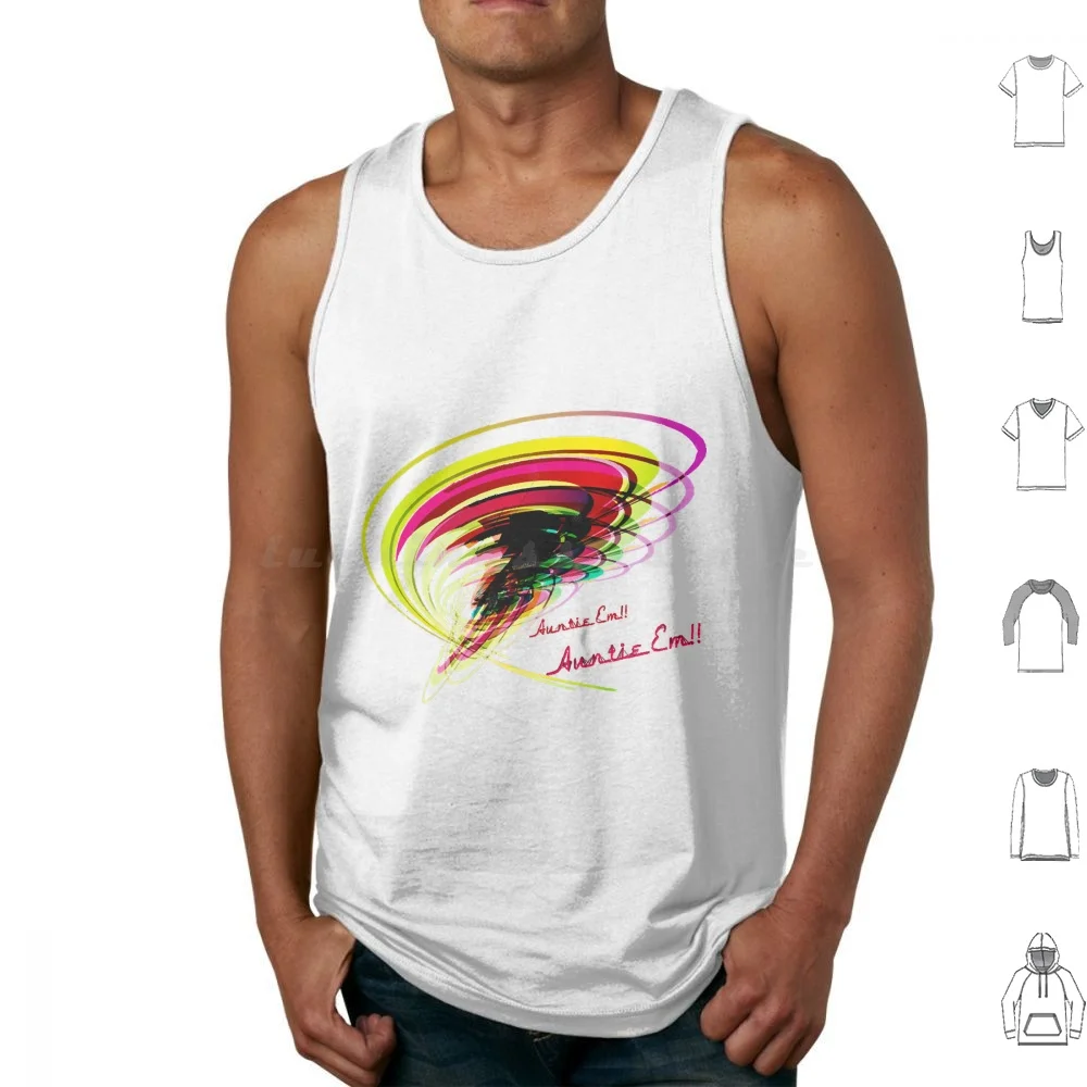 Auntie Em!! Auntie Em!! Tank Tops Vest Sleeveless City Cyclone Dorothy Emerald Phone Tornado Vivachas Vortex