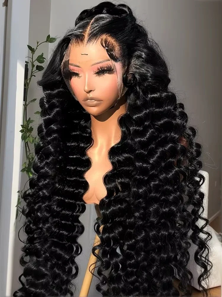 

13x6 HD Loose Wave Lace Frontal Wig Brazilian 13x4 Loose Deep Waves Lace Front Human Hair Wigs Water Deep Wave Wigs For Women