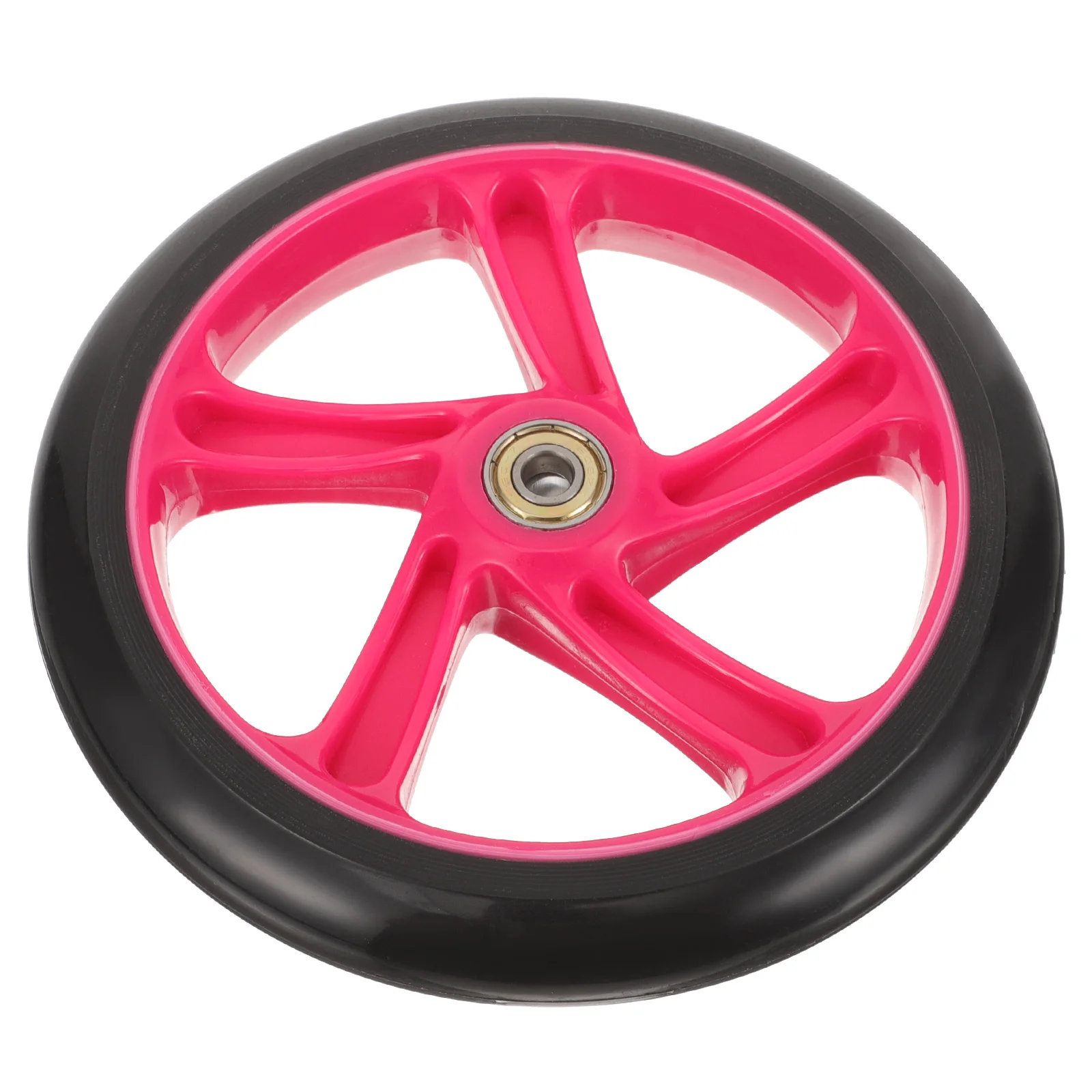 

High Elastic Shopping Cart Wheels Durable Pu Replacement For Kick Scooter Wheelchair Universal Fit Heavy Duty Smooth