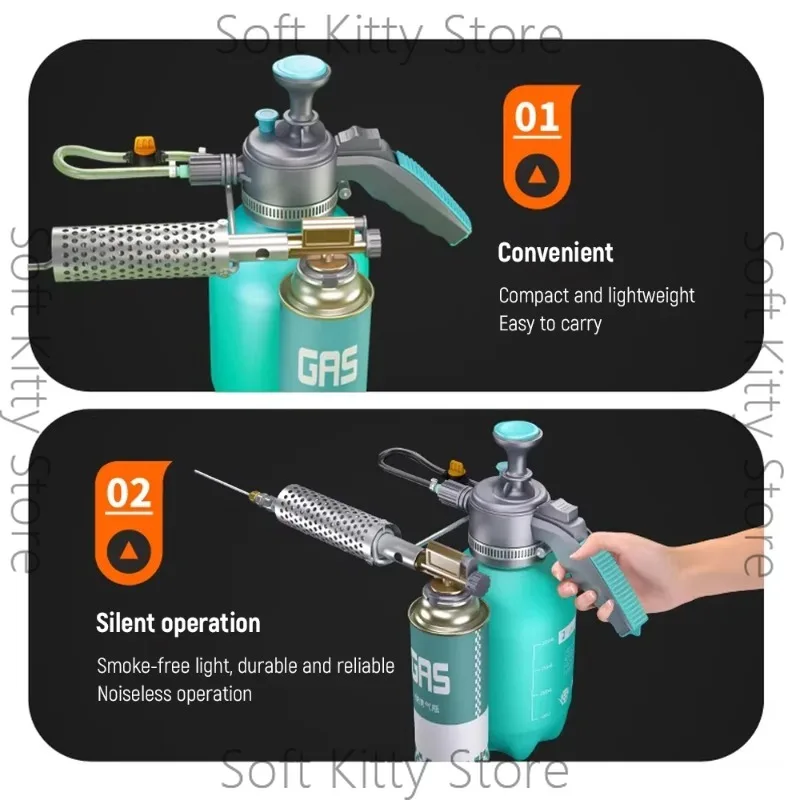 Insect Control Fogger 2L Bottle Atomizador Micro Thermal Fogger Spraying Spray Mosquito Killing Disinfection Sterilization