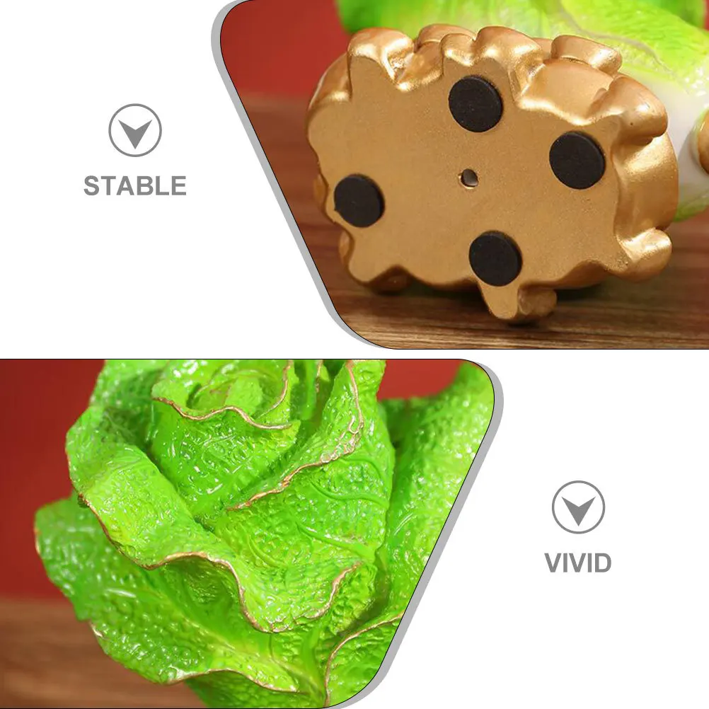 

Home Decor Decoration Housewarming Cute Ornament Decorative Accessories Chinese Cabbage Craft Style Faux
