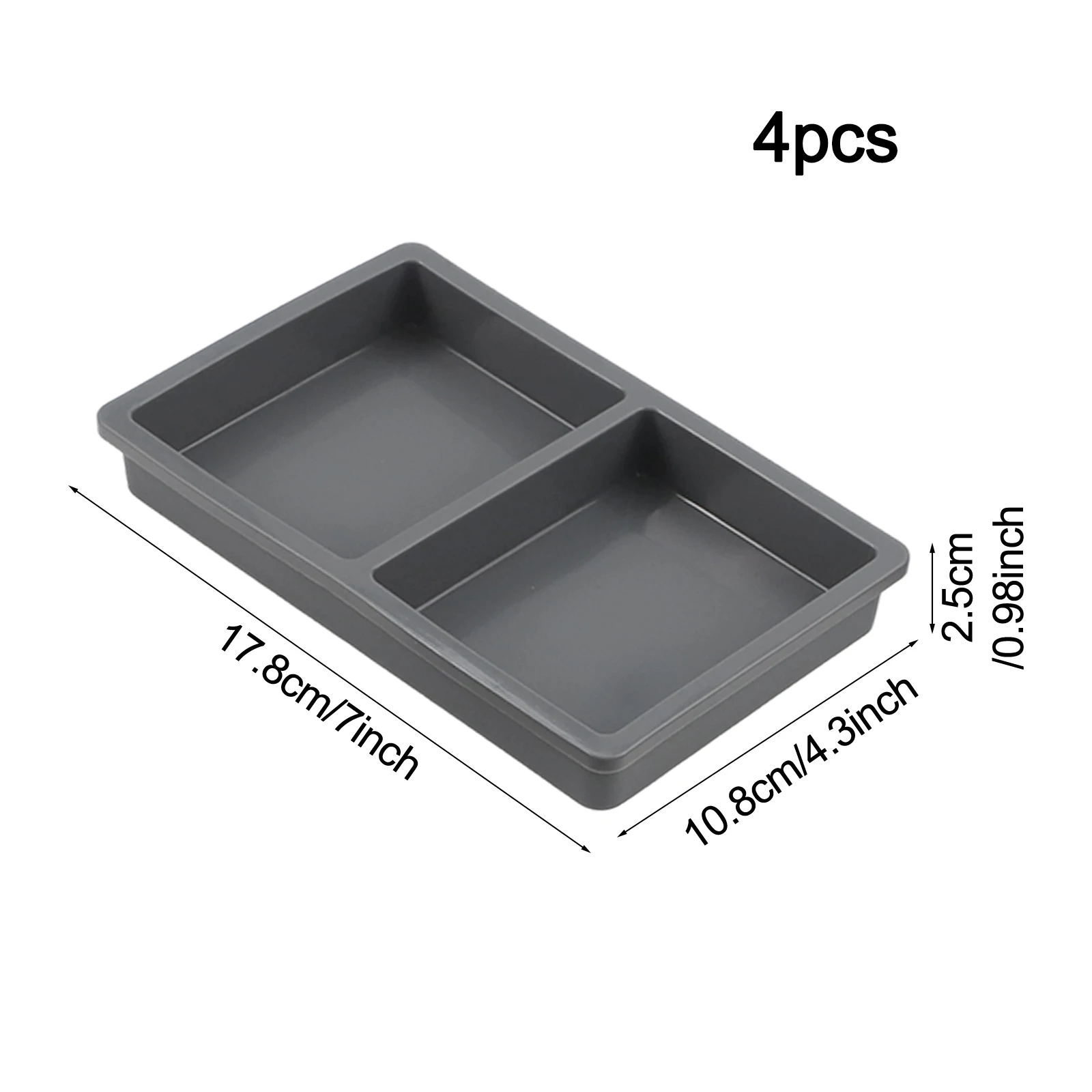 4 Silicone Tray Dividers for Harvest Right Freeze Dryer Medium Trays to Separate and Organize Foods During Freeze Drying Process