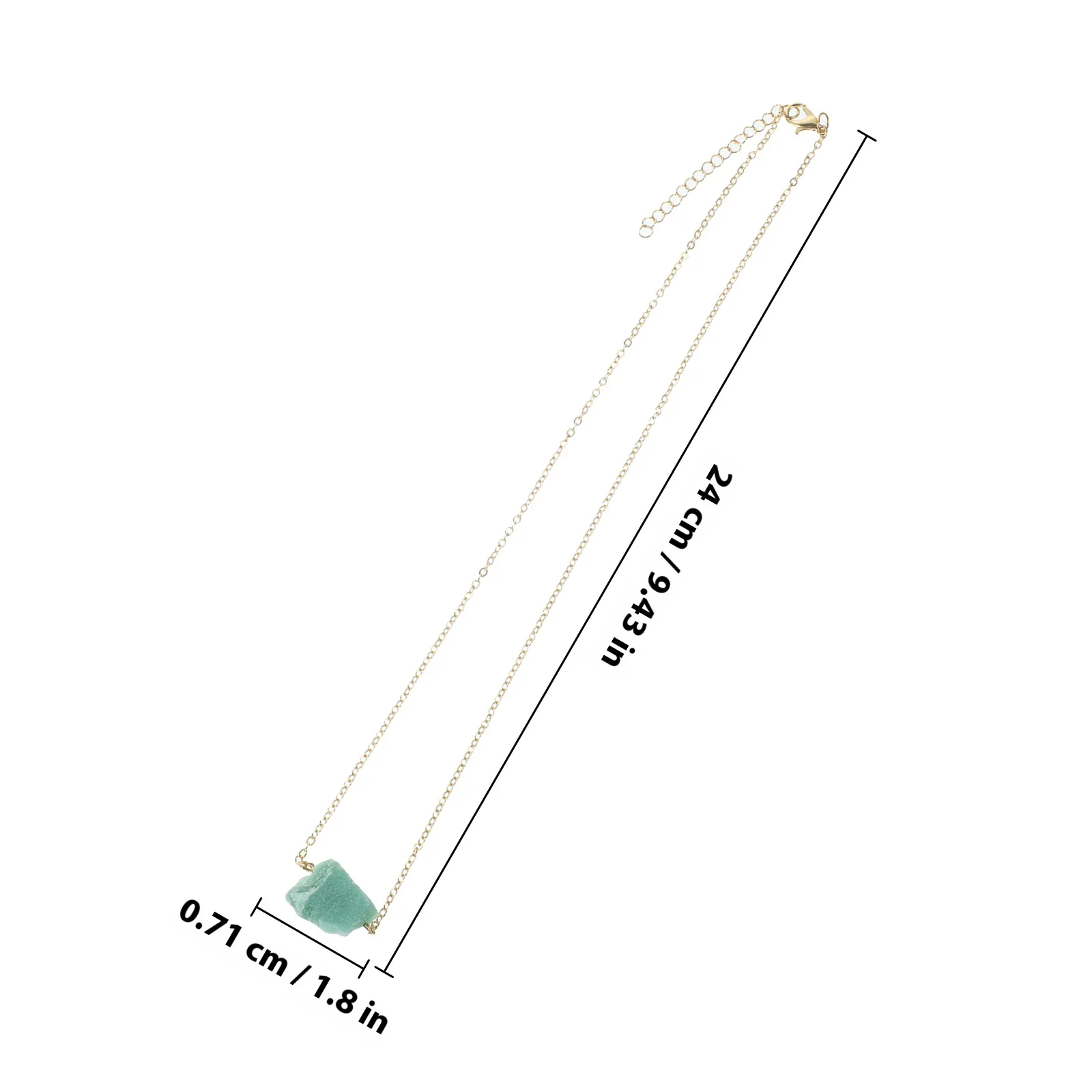 قلادة من حجر الكريستال الطبيعي قلادة كريستال معلقة قلادة نسائية أنيقة قلادة حجرية رائعة مستلزمات الحفلات #4