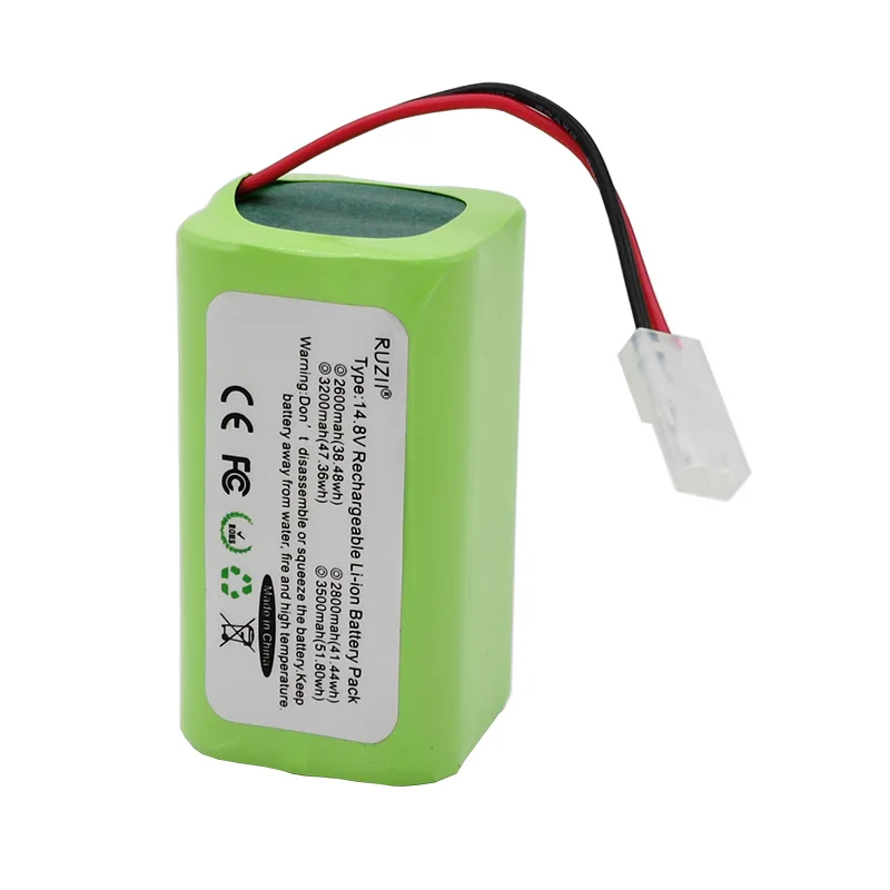 Batería de iones de litio H18650CH-4S1P 14,8 V 2600mAh para Robot aspirador MIJIA Mi Essential G1, MJSTG1, SKV4136GL R30 R35