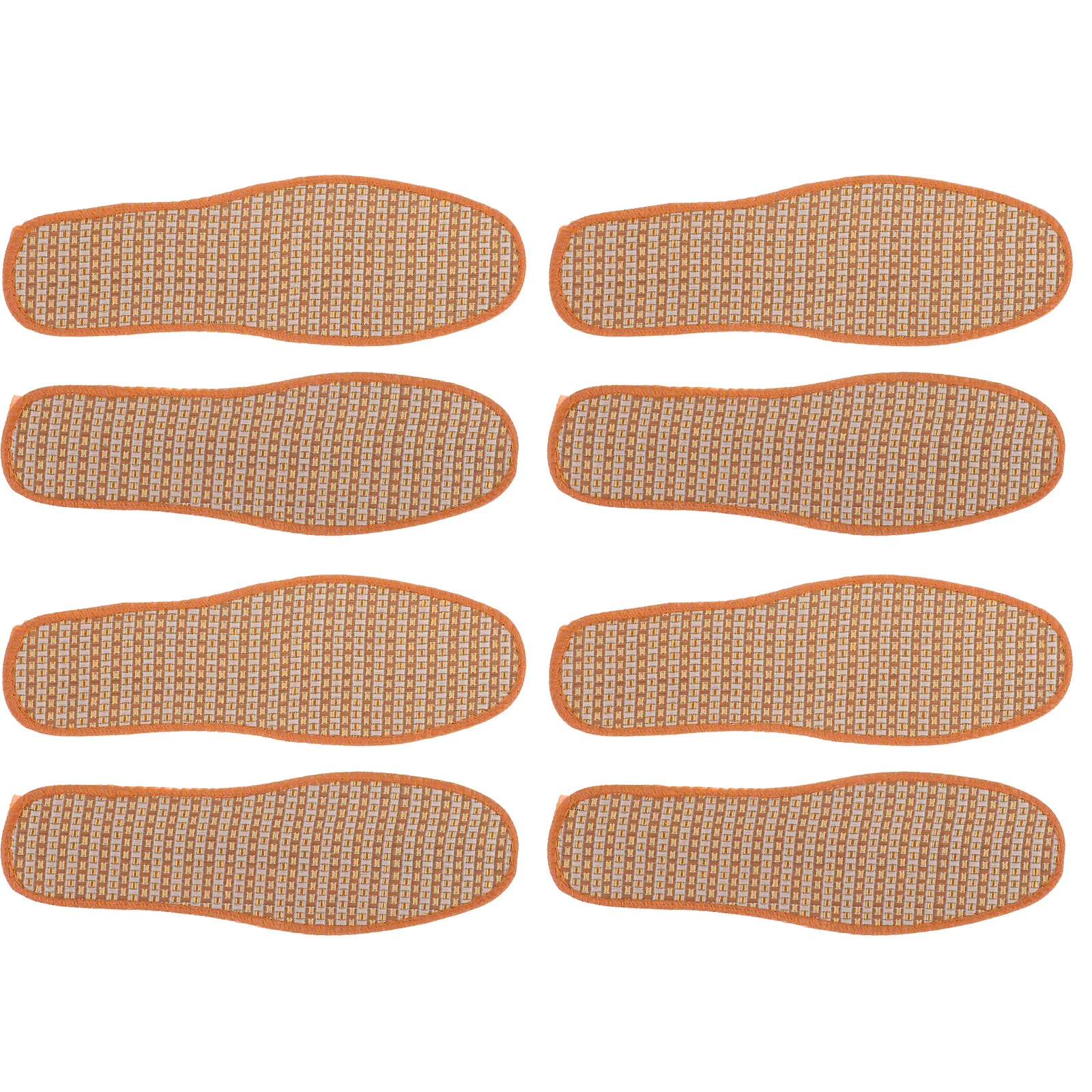 

4pcs Replaceable Shoe Inserts Charcoal Deodorizer Insoles Breathable Thin Inner Pads For Sports Daily Use Bamboo Charcoal
