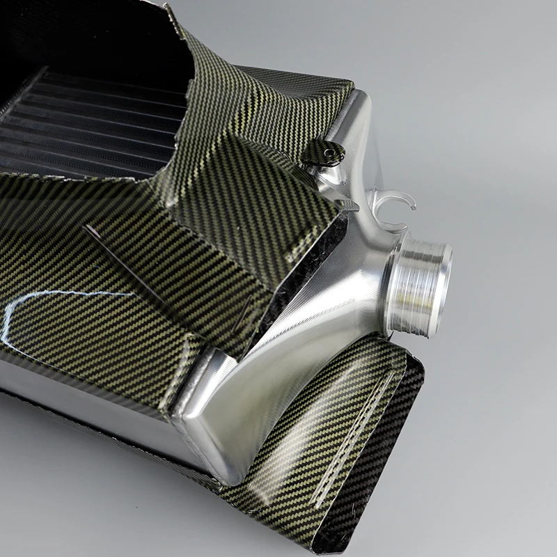 Fast Shipping Performance Intercooler with Carbon Fiber Air Guide Hood for  911 992