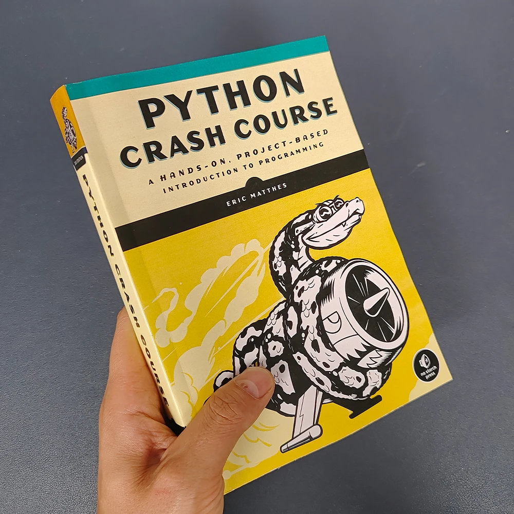 1 book Python Crash Course A Hands-On, Project-Based Introduction to Programming Paperback English book