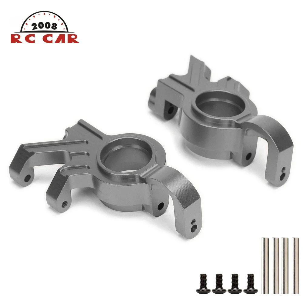 2P Aluminum #7737 Steering Hub Carrier Blocks Left&Right For RC Car 1/5 Traxxas X-Maxx XMaxx 77076-4 77086-4