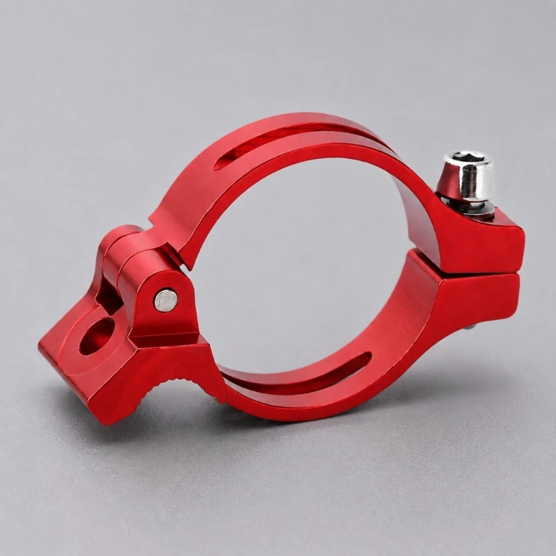 Bike Front Derailleurs Clamps Adapter in Aluminum, Split-Band Support for Front Shifts Repair, Maintenance, and Service 69HD