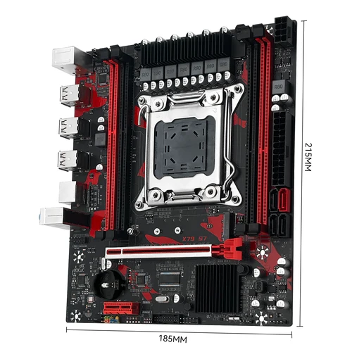 Imagen 2 del producto Combo de placa base MACHINIST X79 procesador de CPU Intel Xeon E5 2650 V2 LGA 2011 + DDR3 1*16GB RAM compatible con ranura M.2 NVME