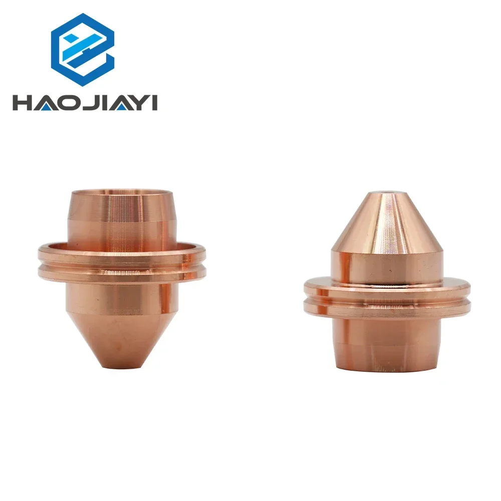 HAOJIAYI 10pcs/Lot Single layer laser nozzle fittings for fiber laser cutting nozzle for Mitsubishi