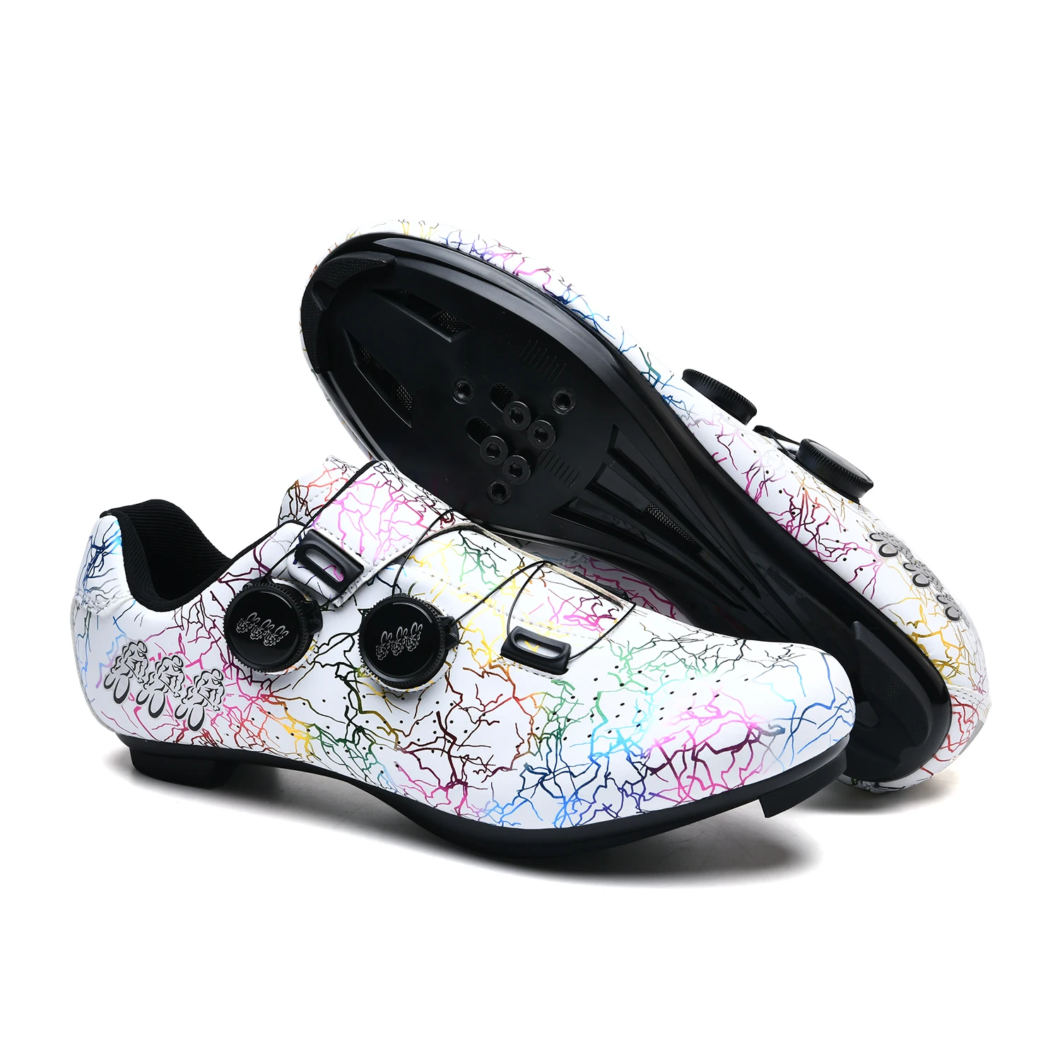 Scarpe da ciclismo da donna scarpe sportive da bicicletta autobloccanti da strada scarpe da MTB da uomo SPD scarpe sportive da ciclismo da corsa su