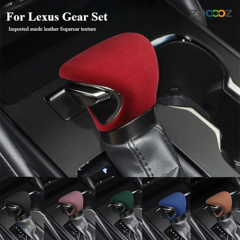 

For Lexus ES UX LX 2018 2019 2020 2021 2022 2023 Car Trim Interior Gear Lever Stick Shift Knob Cover Shell