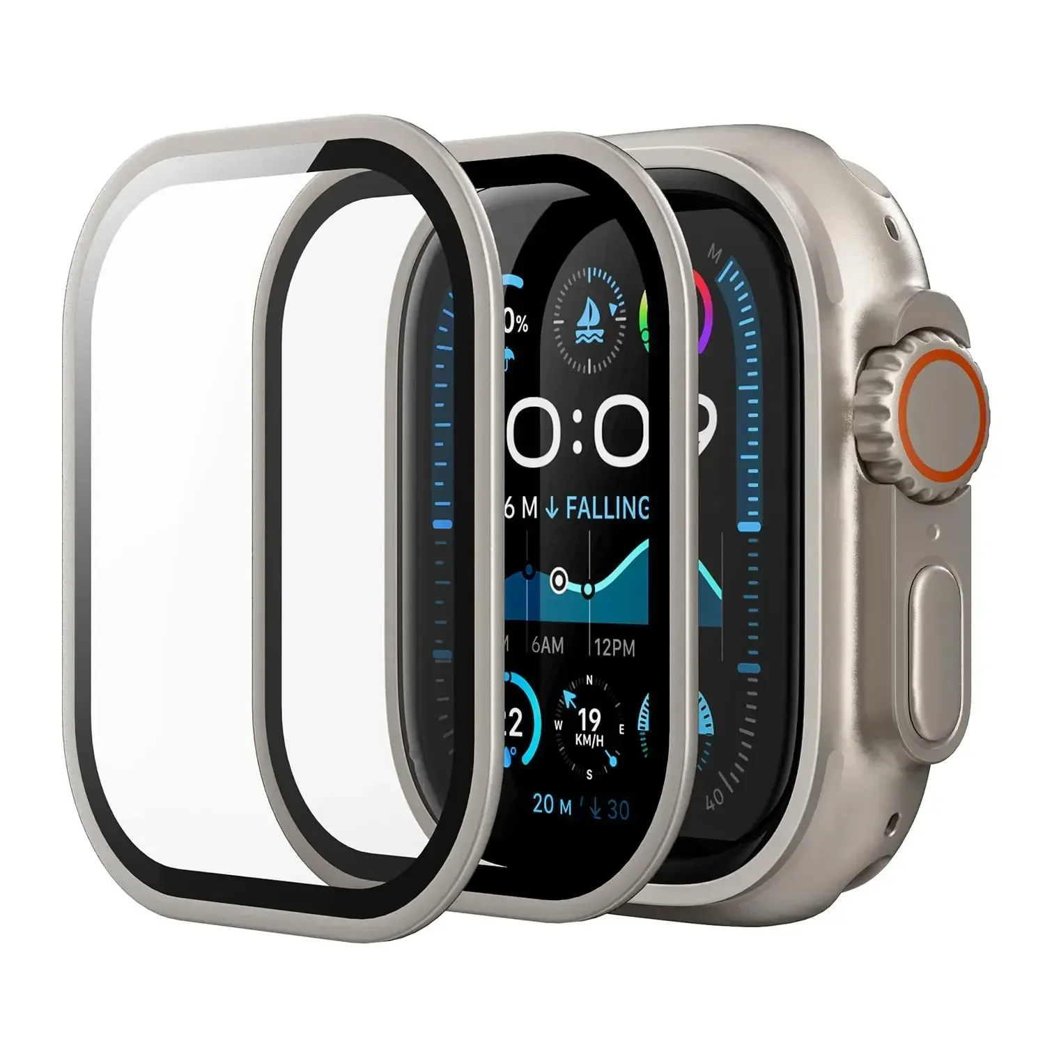 Gehärtetes Glas für Apple Watch Ultra 2 49 mm HD-Displayschutzfolie, kratzfeste Folie, Serie Ultra Smart, iWatch-Zubehör