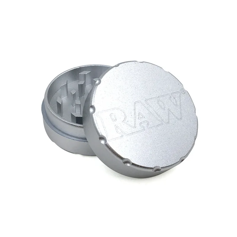 52MM Aluminum Alloy Herb Grinder Cigarette Mill 2 Layer Missing angle smoke Tobacco Grinder Smoking Accessories