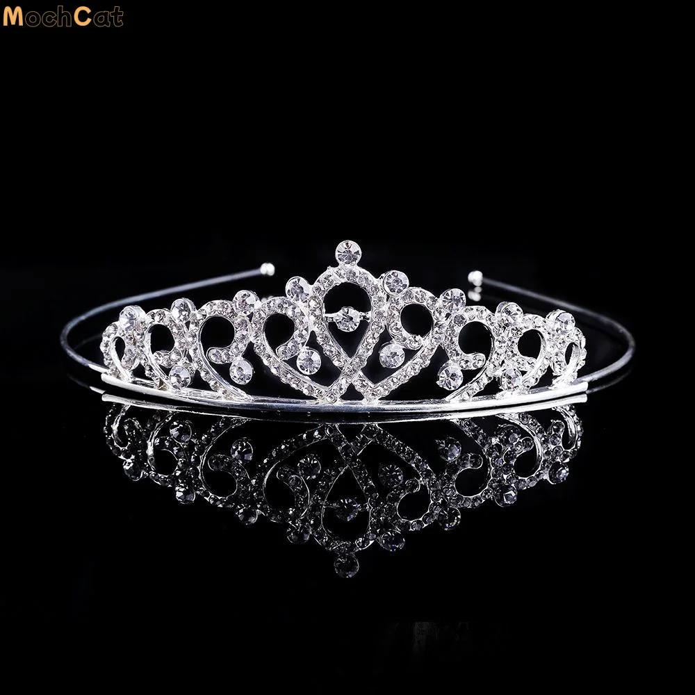 

Love Heart Butterfly Hair Accessories Bridal Wedding Jewelry Tiaras Crowns Headbands Stunning Crystal Rhinestone Crown Headband