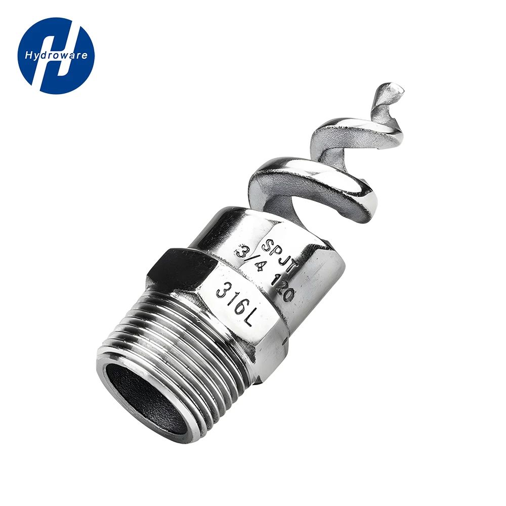 SPJT 304 316L SS Spiral Spray Nozzle 1/4\