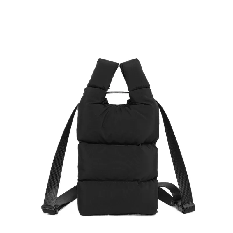 

Casual Nylon Cotton Space Down Crossbody Bag Quilted Small Cotton Padded Handbags Tote Winter Fashion Women's Bag