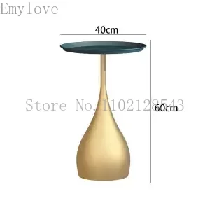 Nordic Creative Side Table Simple Modern Iron Art Ins Living Room Small Round Table Sofa Coffee Table Side Cabinet Corner Table