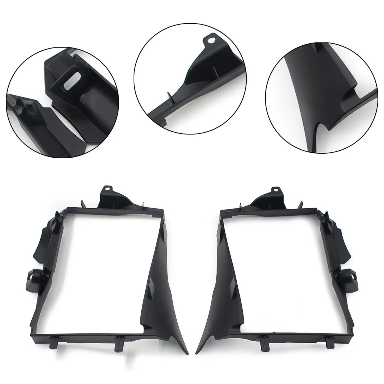 

Radiator Grille Guard Shield Unpainted Plastic Cooling Protection for BMW K51 R1200GS Adventure 2014-2019