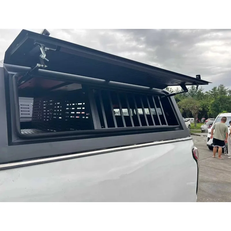 

High Quality Waterproof Manganese Steel Hardtop Pickup Canopy With Lock And Storage Shelf For Ranger T8 T9
