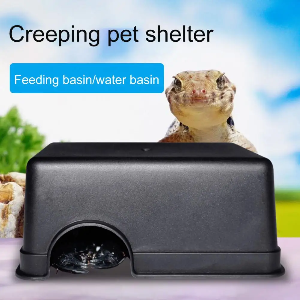 Reptile Hide Box Odpoczynek Stabilne spanie Duże gniazdo dla gadów Schronienie dla zwierząt domowych Terrarium dla gadów Ukryj klatkę dla węża