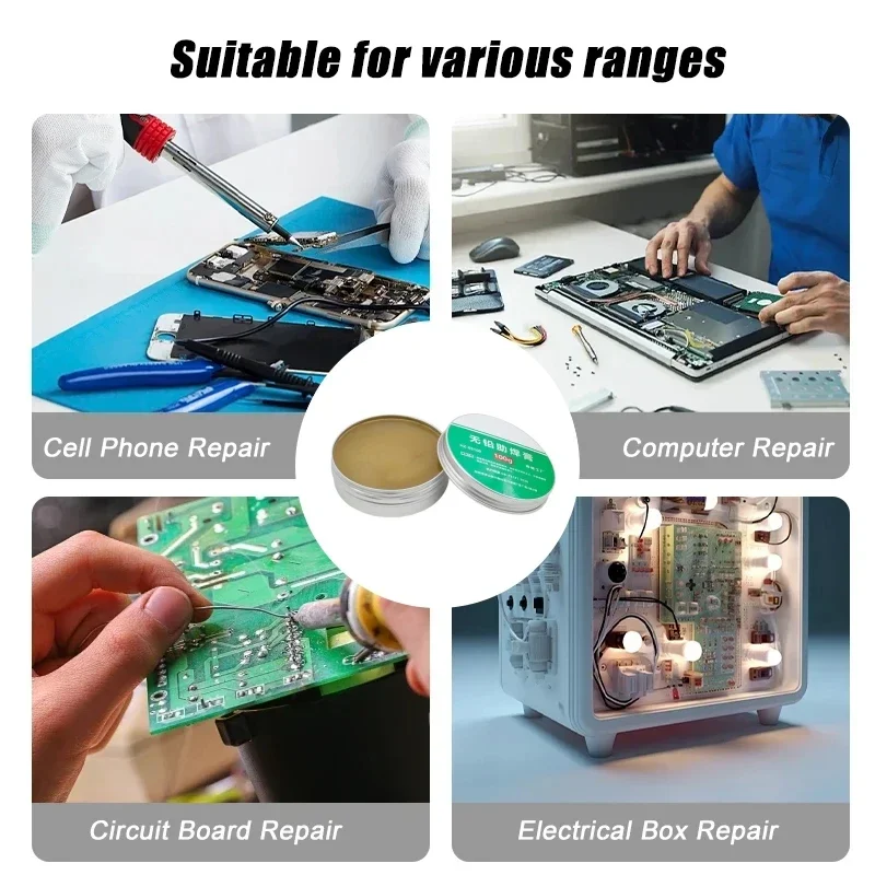 Soldering paste rosin flux lead-free easy to soldering soldering iron repair Iron sheet stainless steel sheet nickel solder wire