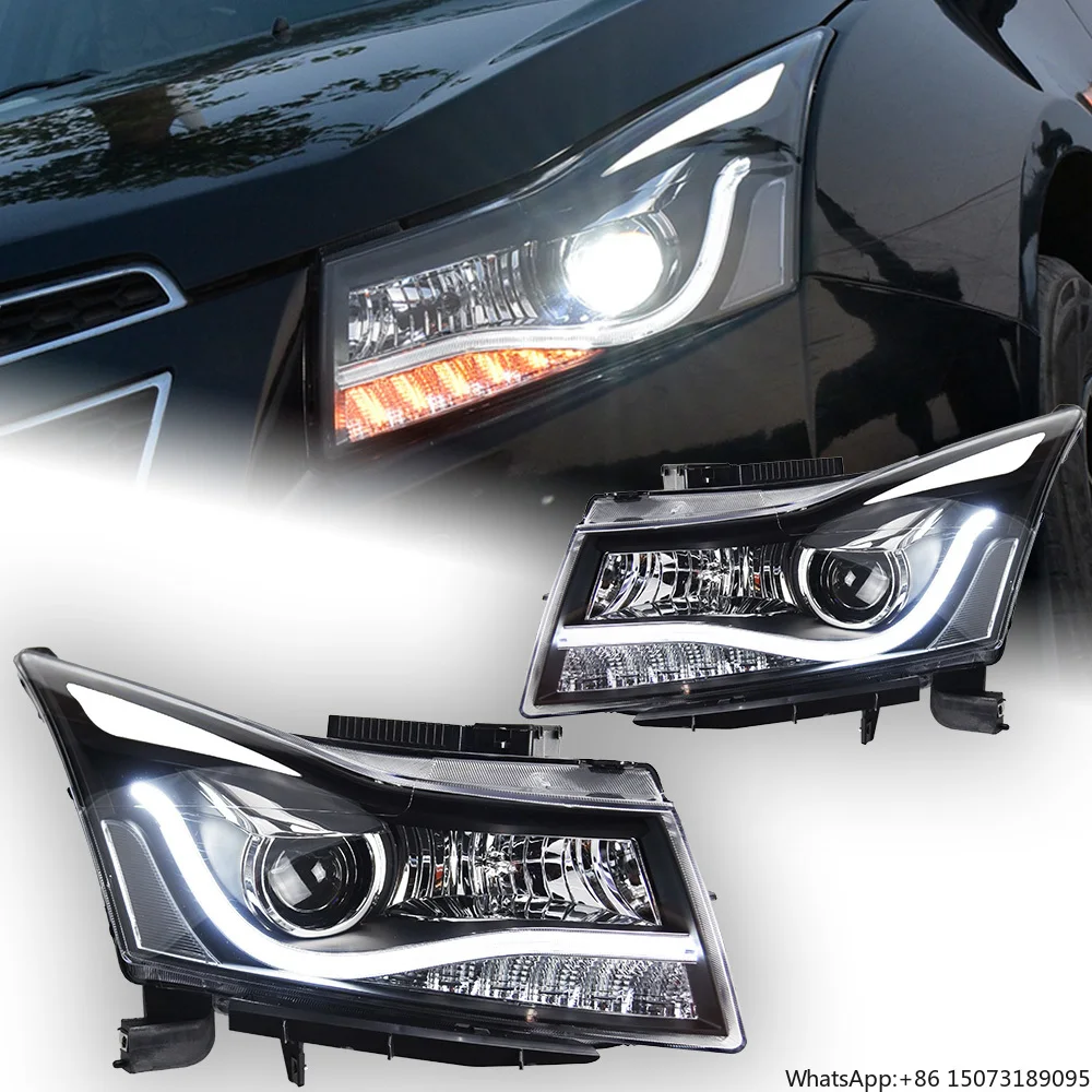 

Car Lights for Cruze Headlight Projector Lens 2009-2016 Holden Signal Head Lamp LED Headlights Drl Auto Accessories