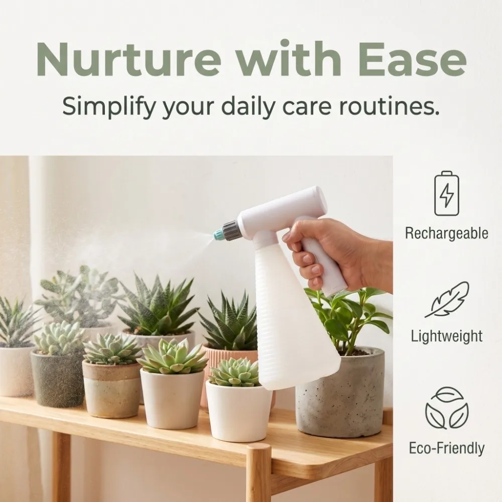 

Portable Automatic Spray Bottle Universal Rechargeable Electric Sprayer Cordless Adjustable Irrigation Sprayer Bonsai Home