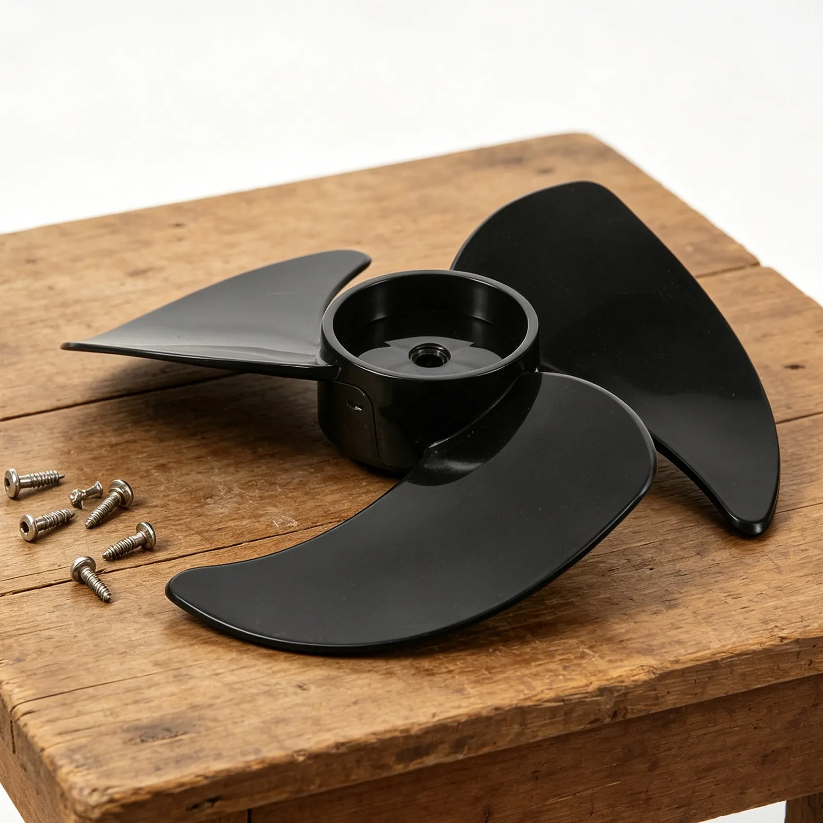 Plastic Ceiling Fan Blades 3 Leaves Stand Fan Blade For Pedestal Fan Blades Replacement Fan Air Circulation Accessories 8mm Hole