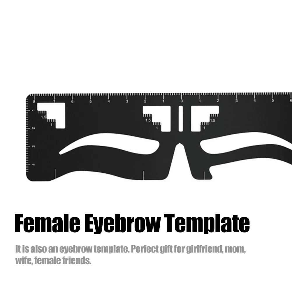 Eyebrow Template Stencils Reusable Women Makeup Tool for Perfect Brow Shape Easy Application Female Grooming Kit
