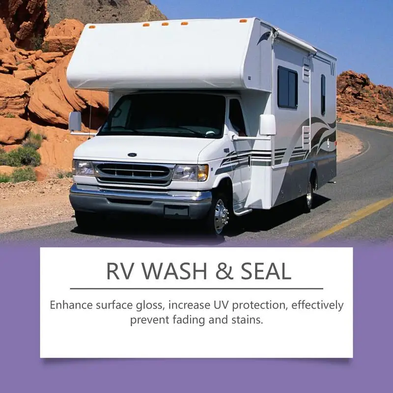 RV Cleaner Spray RV Foam Wash Cleaner 120ml RV Coating Vloeistof UV-bescherming Coating Spray Gebruiksvriendelijk Polish Tools